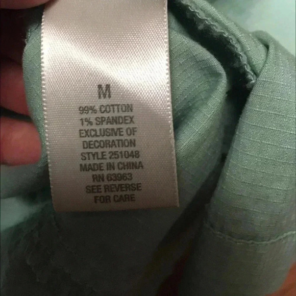 Dressbarn Sea foam Green Utility Jacket, size Med - Picture 5 of 5